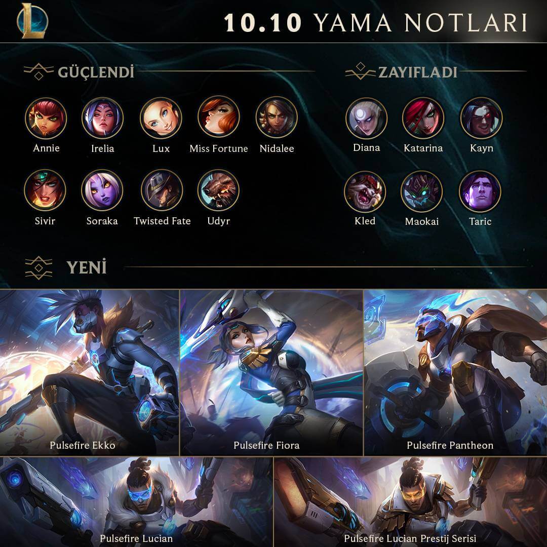 LoL Yama notları