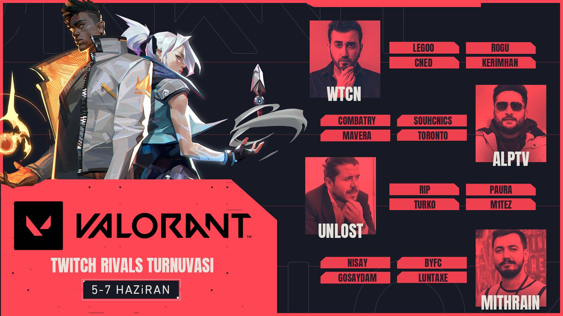 Valorant Twitch Rivals Turnuvası Başlıyor