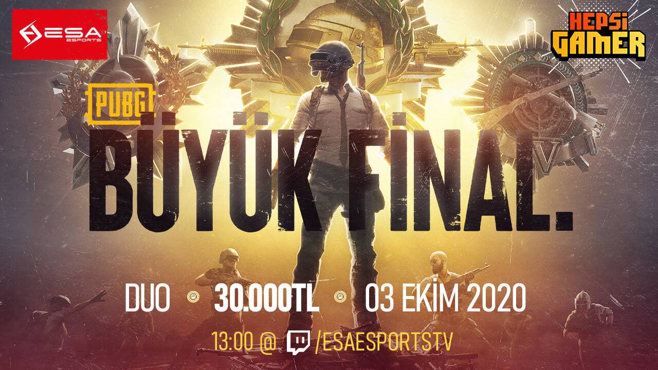 Hepsigamer ESA Esports PUBG Turnuvası’nda Final Heyecanı Başlıyor