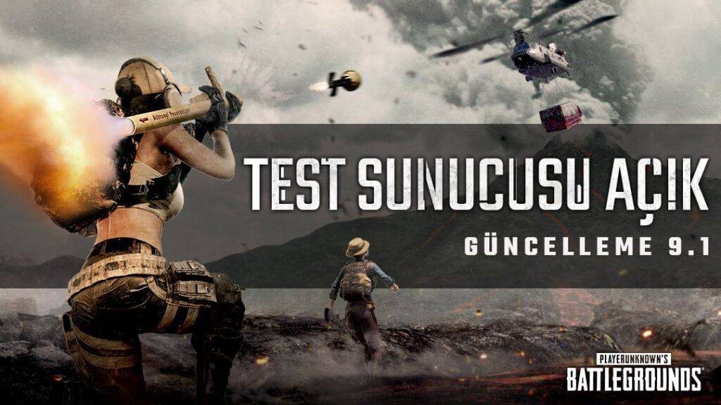 PUBG Güncelleme 9.1 Test Sunucusu Açık