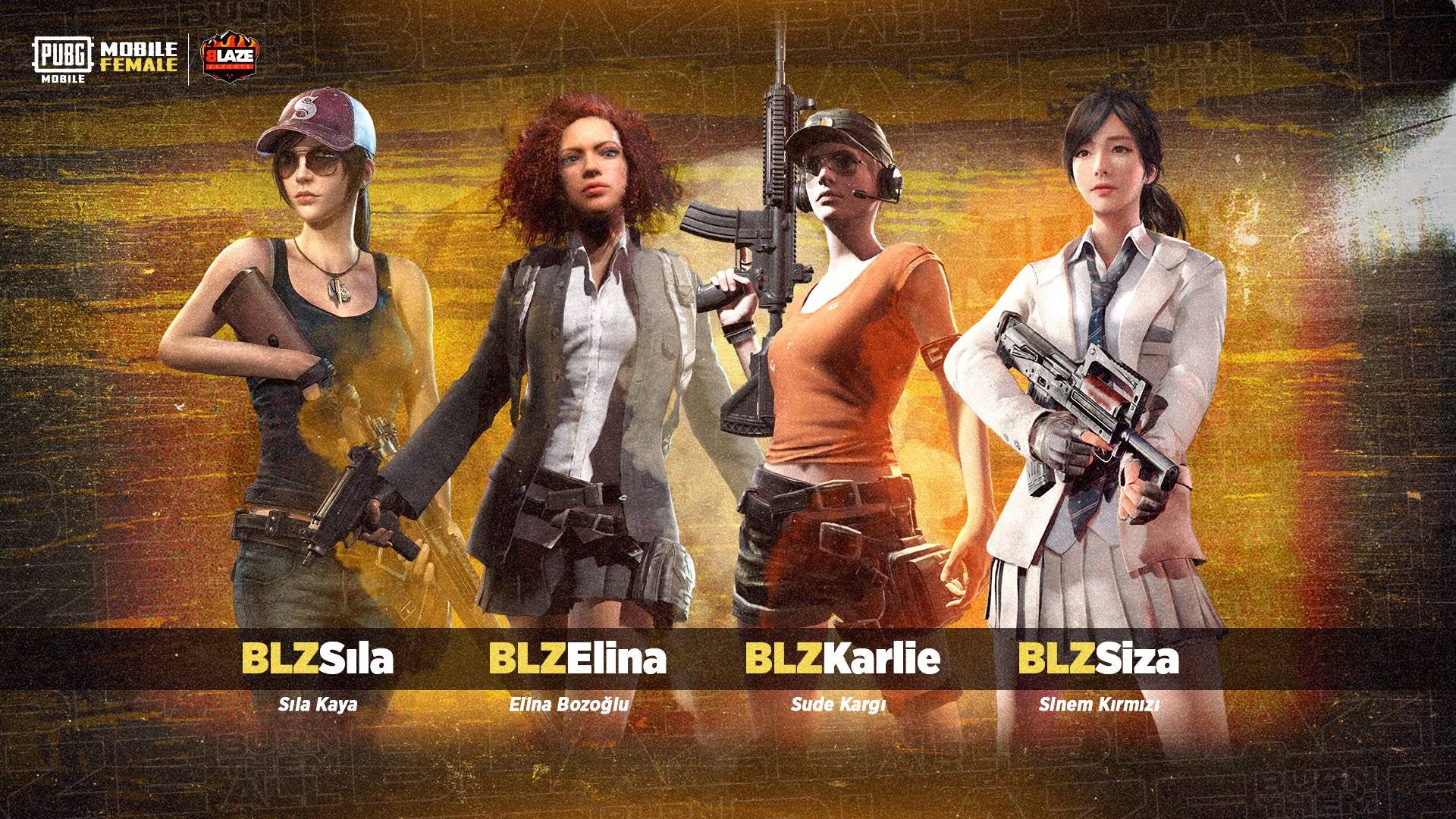 Blaze Esports PUBG Mobile Kadın Kadrosunu Duyurdu