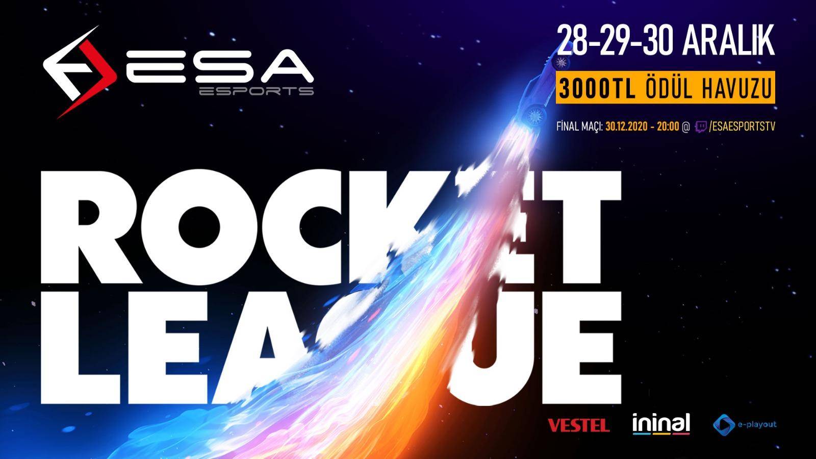 ESA Esports Rocket League Turnuva Kayıtları Başladı