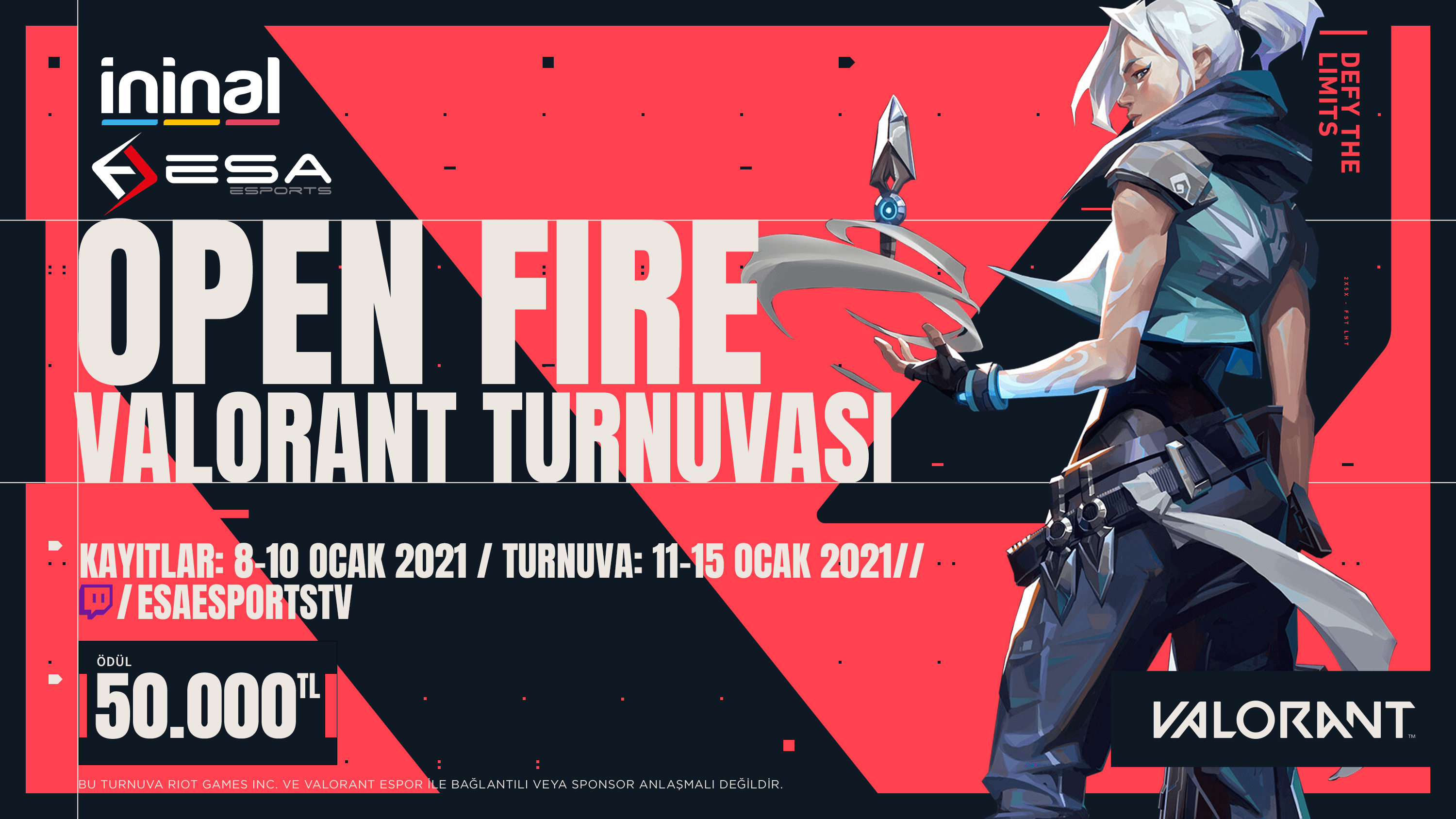 Open Fire Valorant Turnuvası Kayıtları Başladı