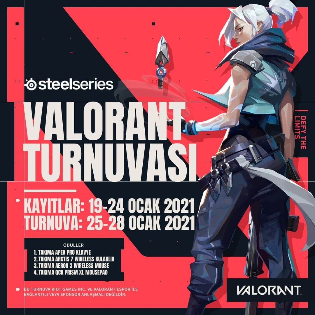 SteelSeries Valorant Turnuvası Başlıyor