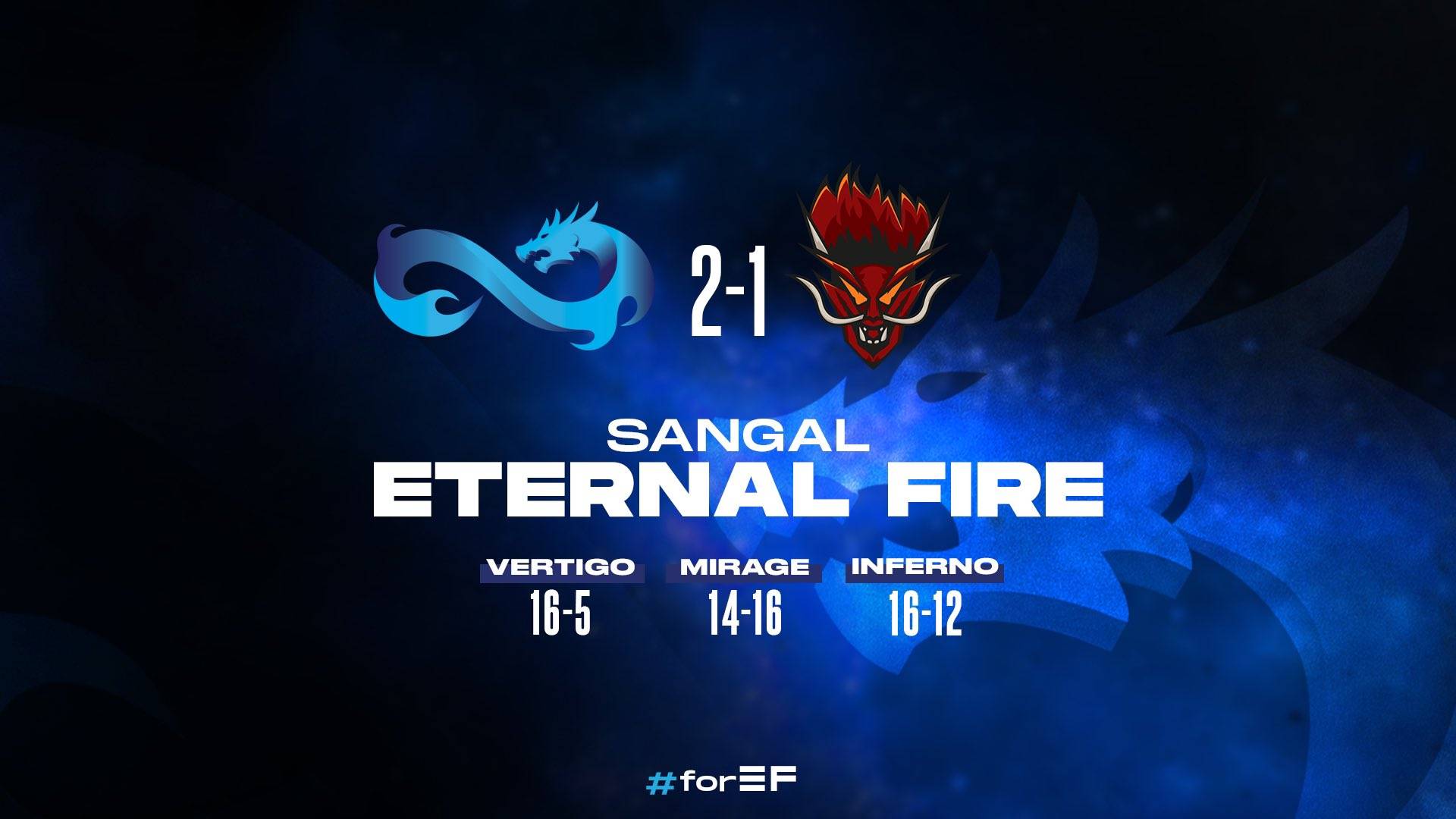 eternal fire sangal  vs