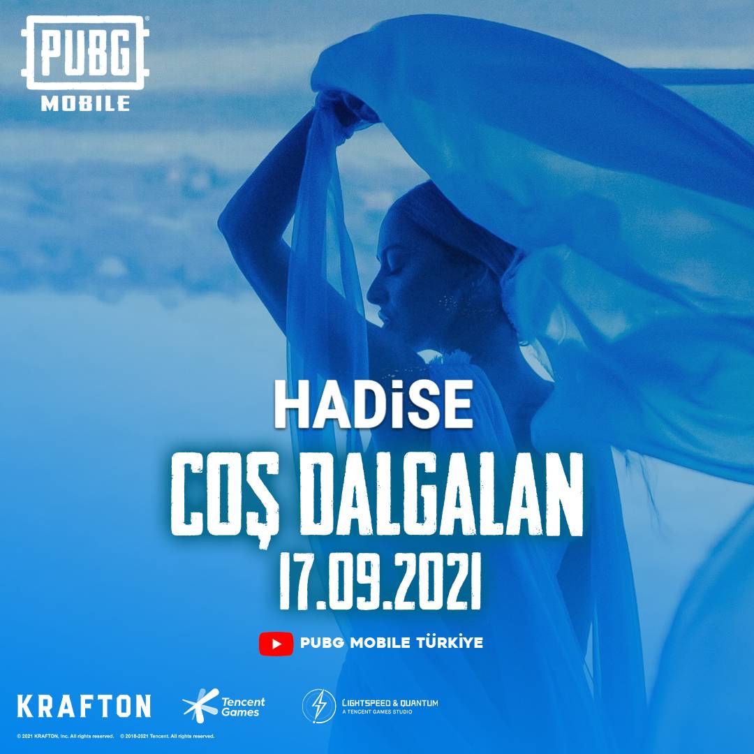 Hadise’li PUBG MOBILE Orijinal Şarkısı “Coş Dalgalan” Klibi