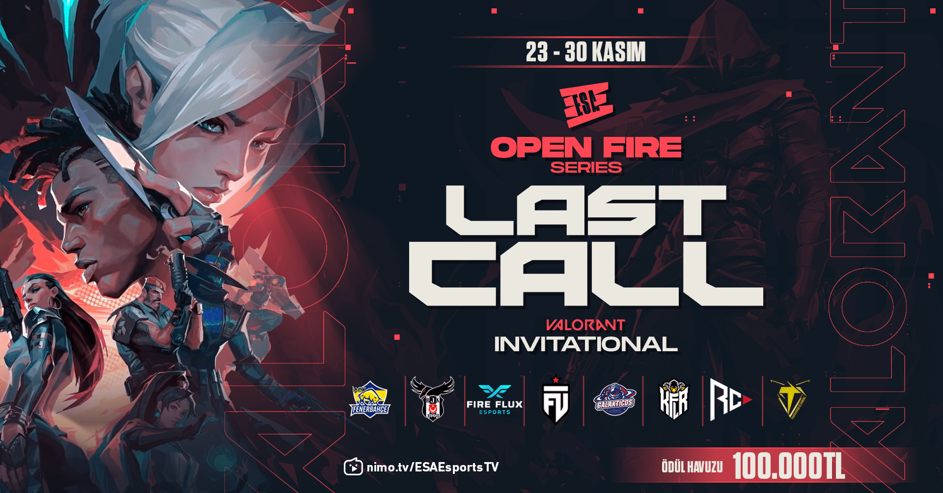 ESA Open Fire Last Call Turnuvası Duyuruldu!