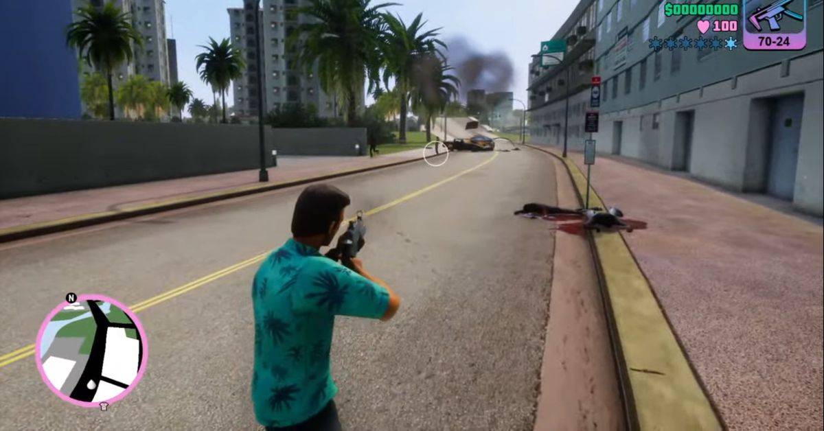 grand theft auto remaster oynanis goruntuleri internete sizdi