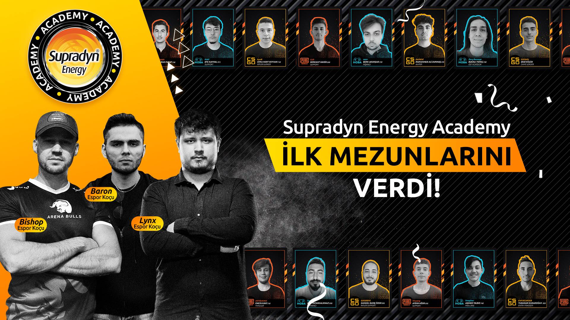 “Supradyn Energy Gaming Academy” İlk Mezunlarını Verdi